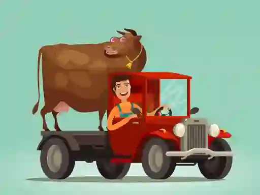 Jwèt Cute Trucks For Kids Coloring sou entènèt