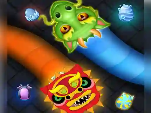 Jwèt Slither Dragon.io sou entènèt