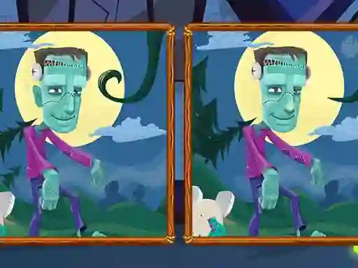 Jwèt Halloween Find the Differences sou entènèt