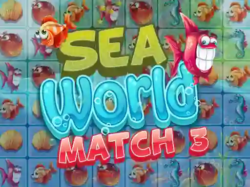 Jwèt Sea World Match 3 sou entènèt