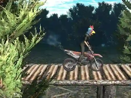 Jwèt Bike Trial Xtreme Forest sou entènèt