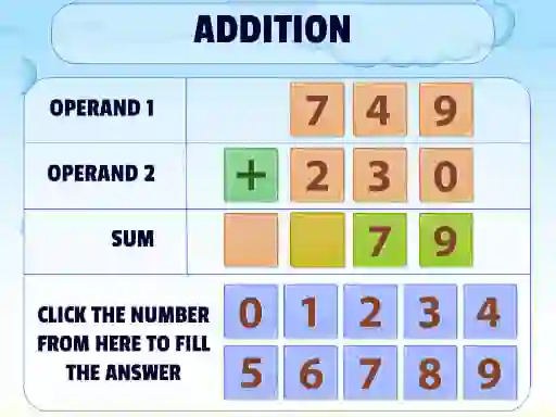 Jwèt Addition Practice sou entènèt