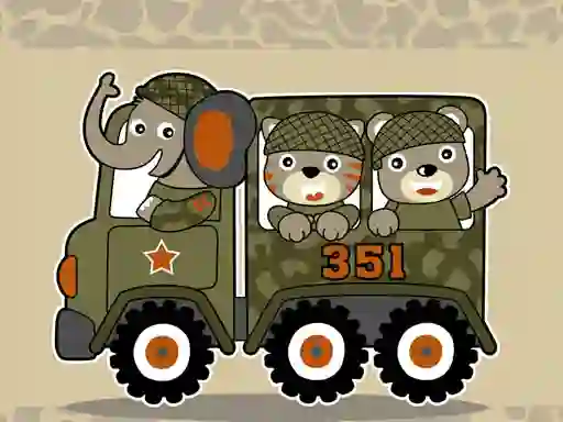 Jwèt Army Weapon Vehicles Match 3 sou entènèt