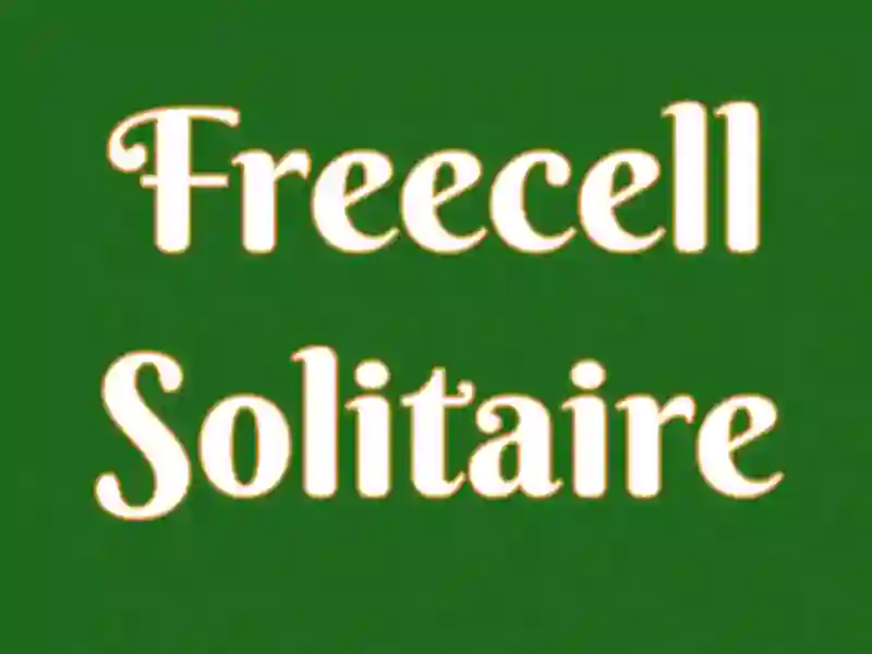 Jwèt Freecell Solitaire sou entènèt