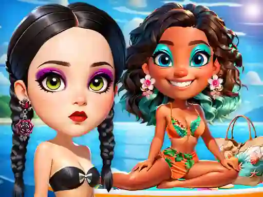 Jwèt Wave Chic Ocean Fashion Frenzy sou entènèt