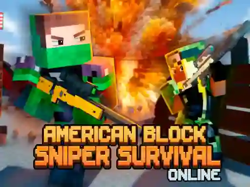 Jwèt American Block Sniper Survival Online sou entènèt