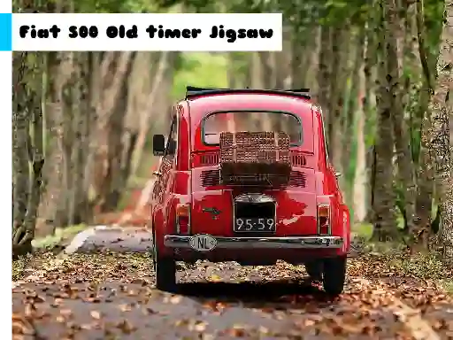 Jwèt Fiat 500 Old Timer Jigsaw sou entènèt