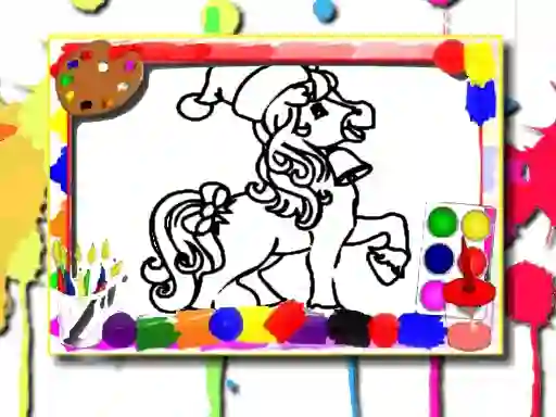 Jwèt Horse Coloring Book sou entènèt