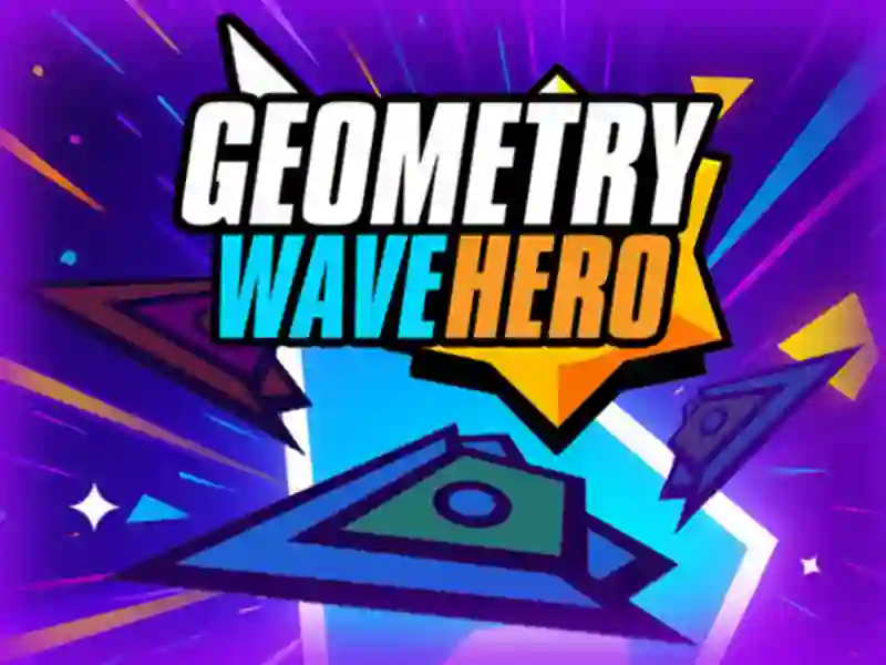 Jwèt Geometry Wave Hero sou entènèt