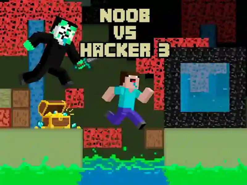 Jwèt Noob vs Hacker sou entènèt