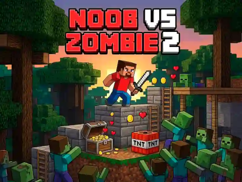 Jwèt Noob vs Zombie 2 sou entènèt