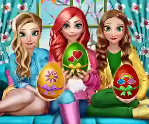 Jwèt Princesses Easter Fun sou entènèt