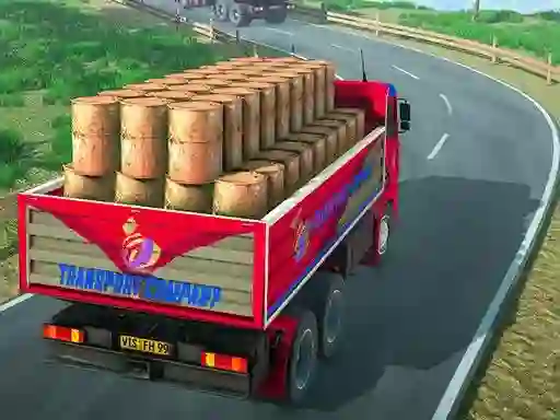 Jwèt Indian Truck Driver Cargo Duty Delivery sou entènèt