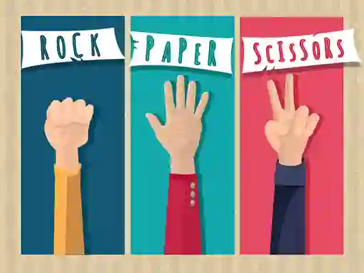 Jwèt Rock Paper Scissors sou entènèt
