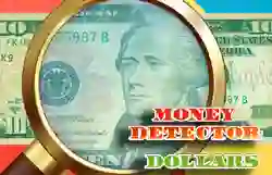 Jwèt Money Detector: Dollars sou entènèt