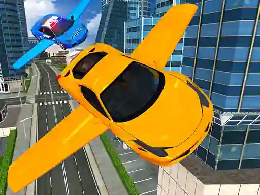 Jwèt Flying Car Simulator 3D sou entènèt