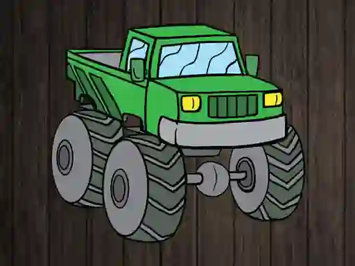 Jwèt Monster Truck Jigsaw sou entènèt
