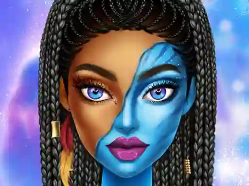 Jwèt Blue Girls Make Up sou entènèt
