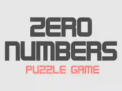 Jwèt Zero Numbers Puzzle Game sou entènèt