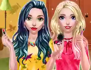 Jwèt BFF Autumn Makeup sou entènèt