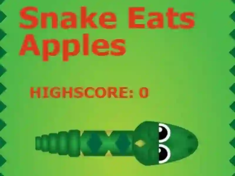 Jwèt Snake Eats Apples sou entènèt