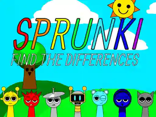 Jwèt Sprunki Find The Differences sou entènèt