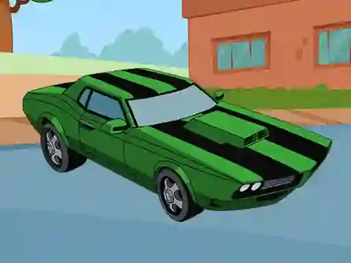Jwèt Ben 10 Car Jigsaw sou entènèt