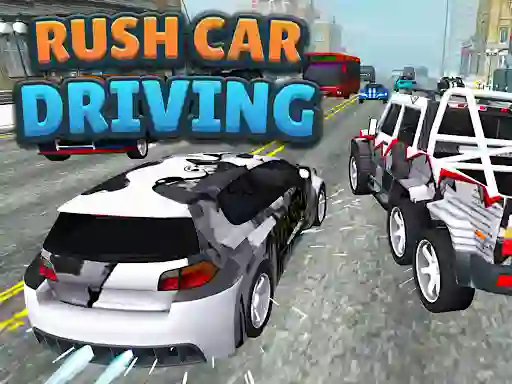Jwèt Rush Car Driving sou entènèt