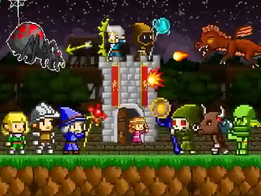 Jwèt Mini Guardians: Castle Defense sou entènèt