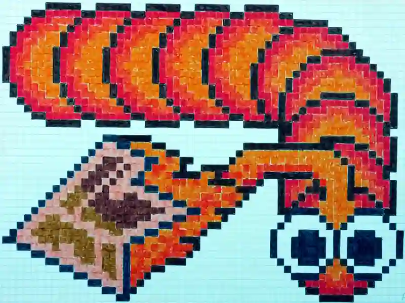 Jwèt Pixel Snake sou entènèt