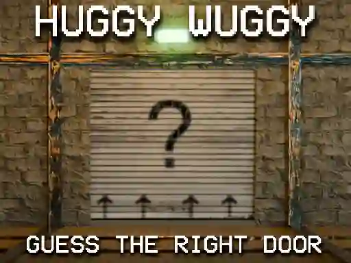 Jwèt Huggy Wuggy Guess the right door sou entènèt