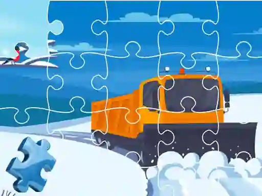 Jwèt Winter Trucks Jigsaw sou entènèt