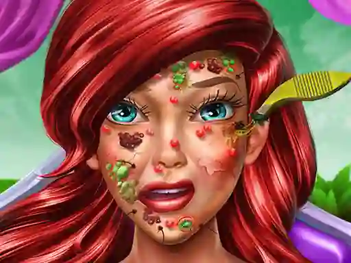 Jwèt Princess Mermaid Skin Doctor sou entènèt