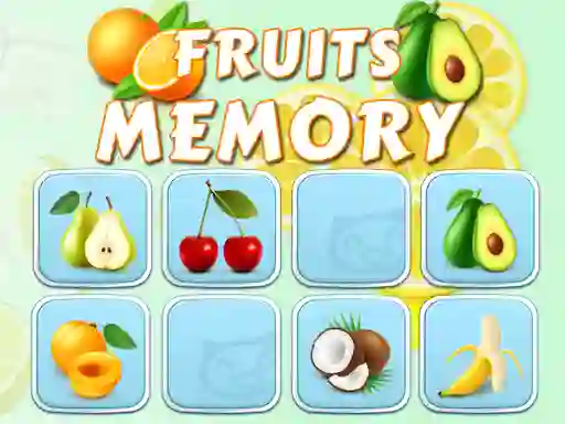 Jwèt Fruits Memory sou entènèt