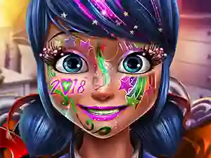 Jwèt Dotted girl new year makeup sou entènèt