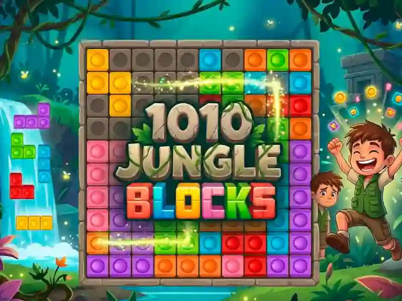 Jwèt 1010 Jungle Blocks sou entènèt