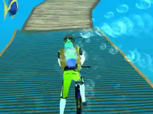Jwèt Under Water Cycling sou entènèt
