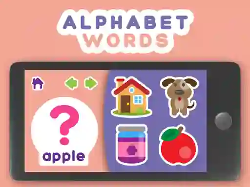 Jwèt Alphabet Words sou entènèt