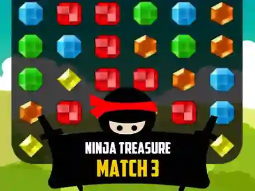 Jwèt Ninja Treasure Match 3 sou entènèt