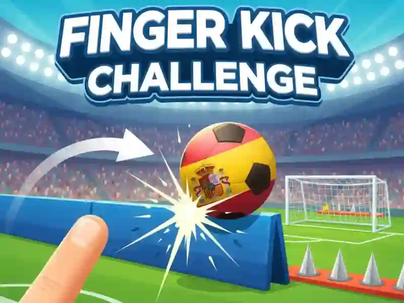 Jwèt Finger Kick Challenge sou entènèt