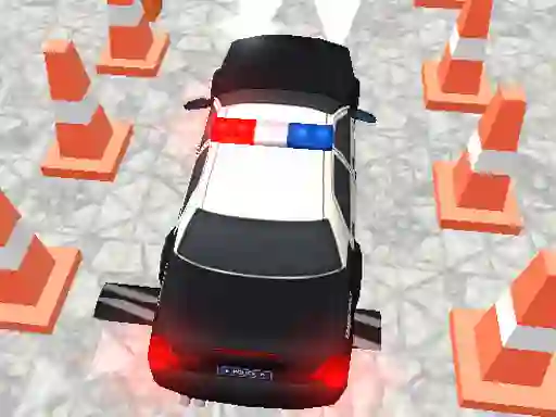 Jwèt Police Car Parking sou entènèt