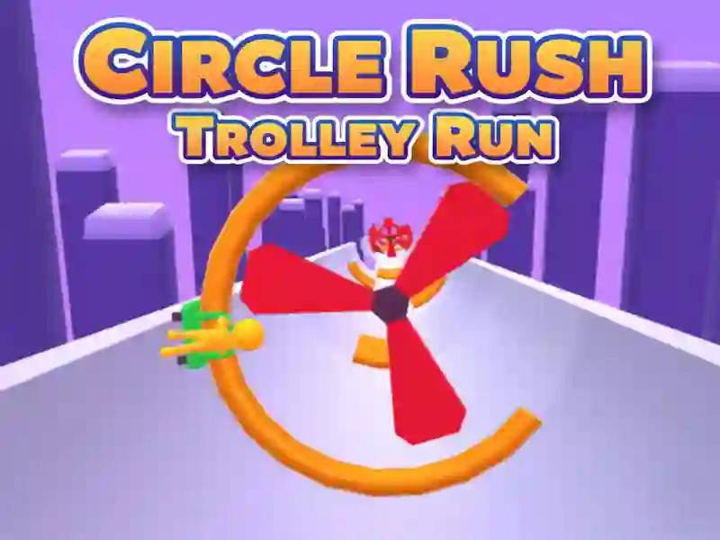 Jwèt Circle Rush Trolley Run sou entènèt
