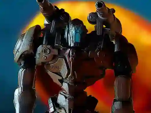 Jwèt Metal Robot Puzzle sou entènèt