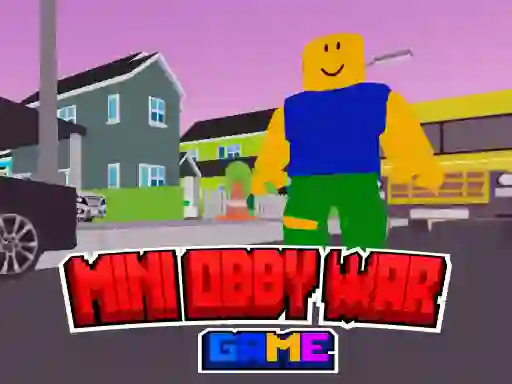 Jwèt Mini Obby War Game sou entènèt