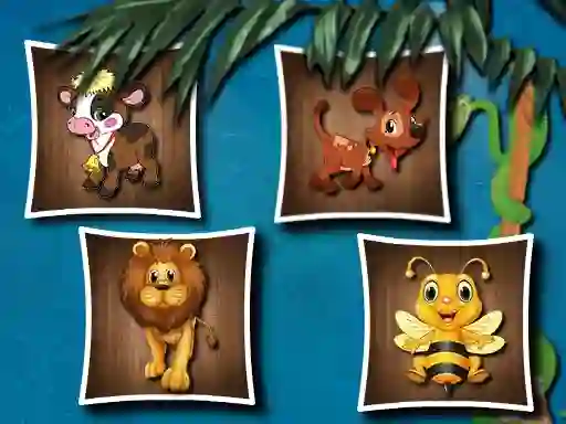 Jwèt Cute Animal Shapes sou entènèt