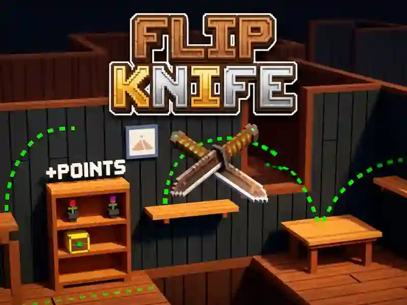 Jwèt Flip Knife sou entènèt