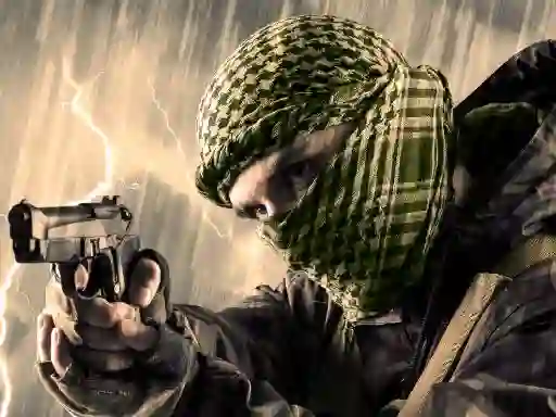 Jwèt Terrorist Shootout sou entènèt