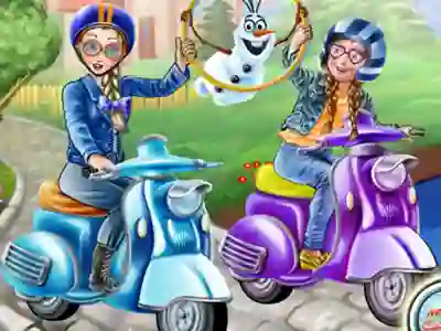 Jwèt Princess Scooter Ride sou entènèt