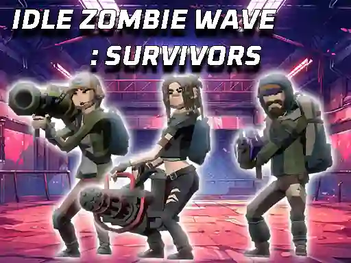 Jwèt Idle Zombie Wave: survivors sou entènèt