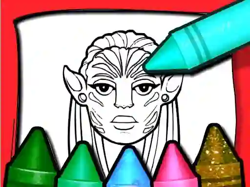 Jwèt Avatar Coloring Book sou entènèt